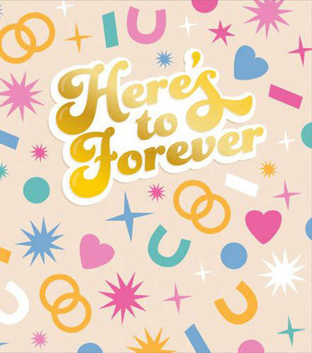 Picture of HERES TO FOREVER WEDDING CARD